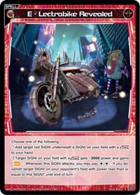 E - Lectrobike Revealed - Welcome Back Diva -selector- - WIXOSS card