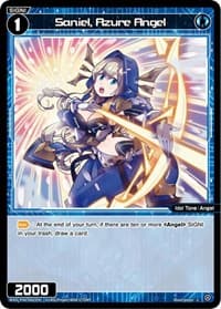 Saniel, Azure Angel - Welcome Back Diva -selector- - WIXOSS card