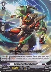 Kanone Schnellkrieger - D Promo Cards - Cardfight Vanguard card