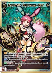DJ LOVIT - 3rd Verse - ALT (LRP) - Welcome Back Diva -selector- - WIXOSS card