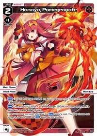 Hanayo, Pomegranate (Parallel Foil) - Welcome Back Diva -selector- - WIXOSS card