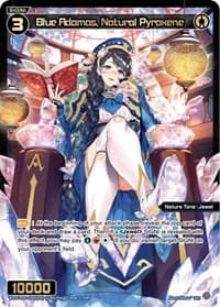 Blue Adamas, Natural Pyroxene (SRP) - Welcome Back Diva -selector- - WIXOSS card