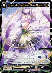 Lavender, Natural Plant Queen (SRP) - Welcome Back Diva -selector- - WIXOSS card