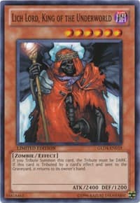 Lich Lord, King of the Underworld - Gold Series 4: Pyramids Edition - YuGiOh card