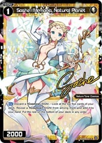 Sashe//Memoria, Natural Planet (Parallel Foil) - Welcome Back Diva -selector- - WIXOSS card