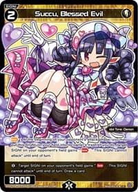 Succu, Blessed Evil (Parallel Foil) - Welcome Back Diva -selector- - WIXOSS card