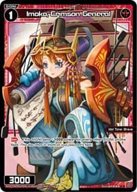 Imoko, Crimson General (Parallel Foil) - Welcome Back Diva -selector- - WIXOSS card