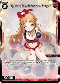 Aphrodite, Crimson Angel (Parallel Foil) - Welcome Back Diva -selector- - WIXOSS card