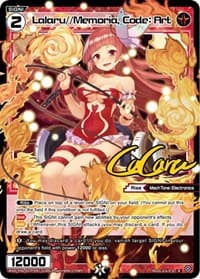 Lalaru//Memoria, Code: Art (Parallel Foil) - Welcome Back Diva -selector- - WIXOSS card