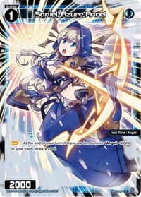 Saniel, Azure Angel (Parallel Foil) - Welcome Back Diva -selector- - WIXOSS card
