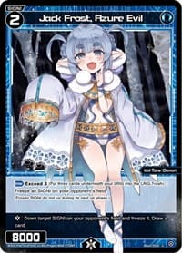 Jack Frost, Azure Evil (Parallel Foil) - Welcome Back Diva -selector- - WIXOSS card
