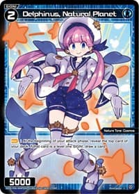 Delphinus, Natural Planet (Parallel Foil) - Welcome Back Diva -selector- - WIXOSS card