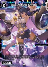 Iolite, Natural Crystal (Parallel Foil) - Welcome Back Diva -selector- - WIXOSS card