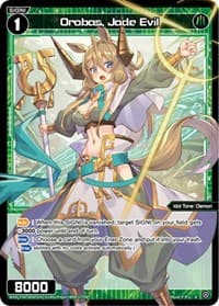 Orobas, Jade Evil (Parallel Foil) - Welcome Back Diva -selector- - WIXOSS card
