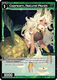 Capricorn, Natural Planet (Parallel Foil) - Welcome Back Diva -selector- - WIXOSS card