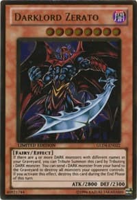 Darklord Zerato - Gold Series 4: Pyramids Edition - YuGiOh card