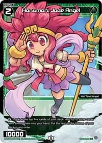 Hanuman, Jade Angel (Parallel Foil) - Welcome Back Diva -selector- - WIXOSS card