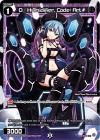 D - Humidifier, Code: Art (Parallel Foil) - Welcome Back Diva -selector- - WIXOSS card