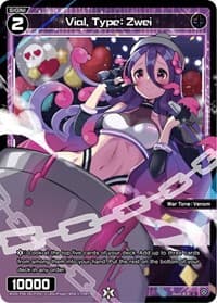 Vial, Type: Zwei (Parallel Foil) - Welcome Back Diva -selector- - WIXOSS card