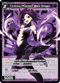 Tyranno, Phantom Black Dragon (Parallel Foil) - Welcome Back Diva -selector- - WIXOSS card