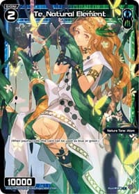 Te, Natural Element (Parallel Foil) - Welcome Back Diva -selector- - WIXOSS card