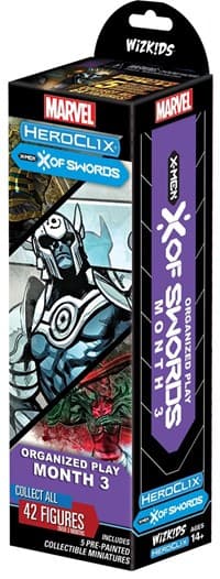 X-Men: X of Swords Organized Play Booster Pack (Month 3) - X-Men: X of Swords - Heroclix card
