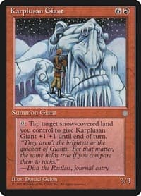 Karplusan Giant - Ice Age - Magic: The Gathering card