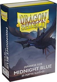 Dragon Shield Matte Japanese Sleeves - Midnight Blue (60-Pack) - Dragon Shield Card Sleeves - Card Sleeves card