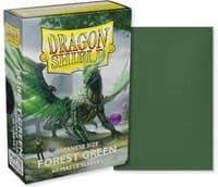 Dragon Shield Dual Matte Japanese Sleeves - Forest Green (60-Pack) - Dragon Shield Card Sleeves - Card Sleeves card