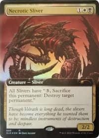 Necrotic Sliver (Extended Art) - Secret Lair Drop Series - Magic: The Gathering card