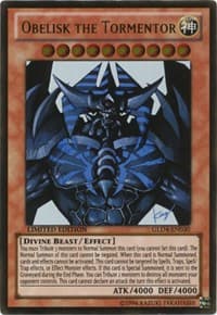 Obelisk the Tormentor - Gold Series 4: Pyramids Edition - YuGiOh card