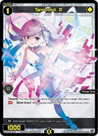 Servant # (P127) (Special Promo Pack Vol. 6) - Promo Cards - WIXOSS card