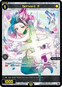 Servant # (P123) (Special Promo Pack Vol. 6) - Promo Cards - WIXOSS card