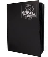 Binder - 9-Pocket Side-Loading Mega Monster - Black (Hard Cover) - Monster Protectors Storage Albums - Storage Albums card