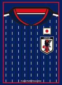 Bushiroad Sleeve Collection HG Vol.3366: Japan National Football Team - Uniform 2018-2019 (75-Pack) - Bushiroad Card Sleeves - Card Sleeves card