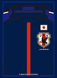 Bushiroad Sleeve Collection HG Vol.3368: Japan National Football Team - Uniform 2012-2013 (75-Pack) - Bushiroad Card Sleeves - Card Sleeves card