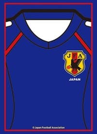 Bushiroad Sleeve Collection HG Vol.3371: Japan National Football Team - Uniform 2002-2003 (75-Pack) - Bushiroad Card Sleeves - Card Sleeves card