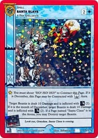 Santa Slays (First Edition) - Holiday Promos - MetaZoo card