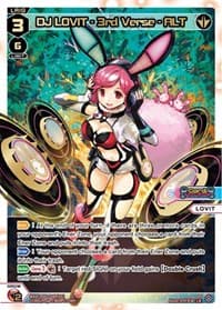 DJ LOVIT - 3rd Verse - ALT (LR) - Welcome Back Diva -selector- - WIXOSS card