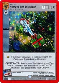 MetaZoo Gift Ornament (First Edition) - Holiday Promos - MetaZoo card