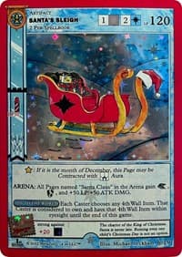 Santa's Sleigh (First Edition) - Holiday Promos - MetaZoo card