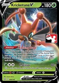 Kricketune V - Prize Pack Series Cards - Pokemon card