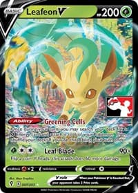 Leafeon V - Prize Pack Series Cards - Pokemon card