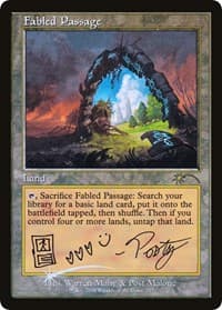Fabled Passage (Post Malone) - Secret Lair Drop Series - Magic: The Gathering card