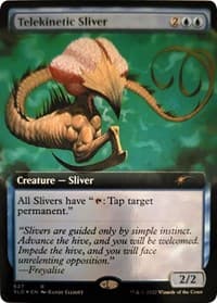Telekinetic Sliver (Extended Art) - Secret Lair Drop Series - Magic: The Gathering card