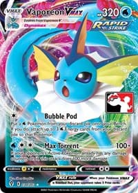 Vaporeon VMAX - Prize Pack Series Cards - Pokemon card