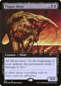 Plague Sliver (Extended Art) - Secret Lair Drop Series - Magic: The Gathering card