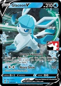 Glaceon V - Prize Pack Series Cards - Pokemon card