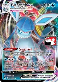Glaceon VMAX - Prize Pack Series Cards - Pokemon card