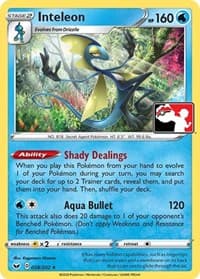 Inteleon - Prize Pack Series Cards - Pokemon card